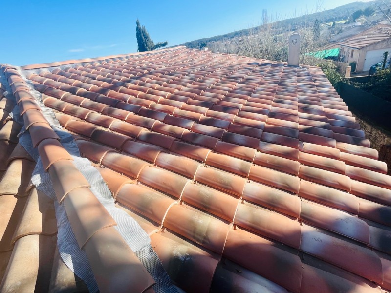 refection de toiture fini sur gardane