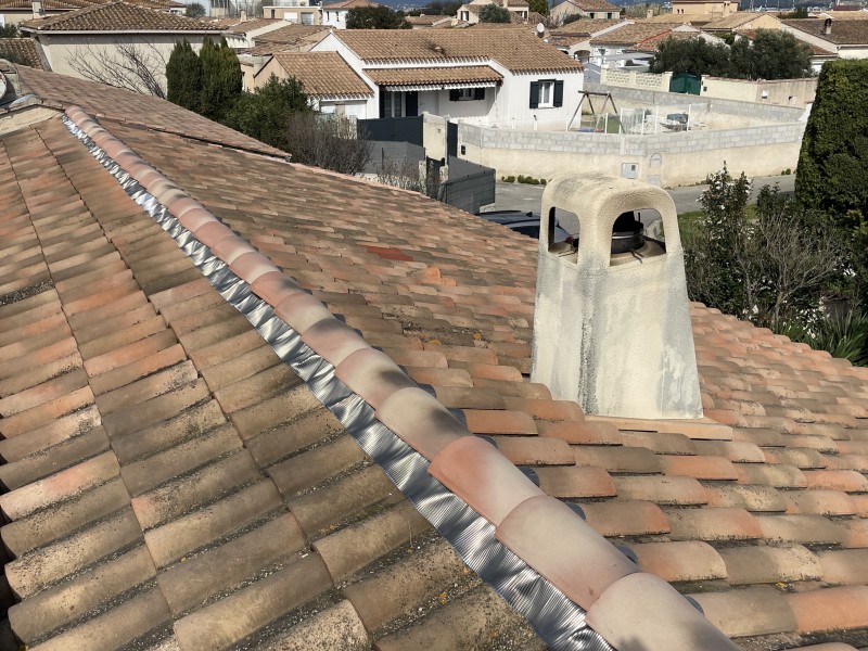 Rénovation de faîtage Marignane 13700
