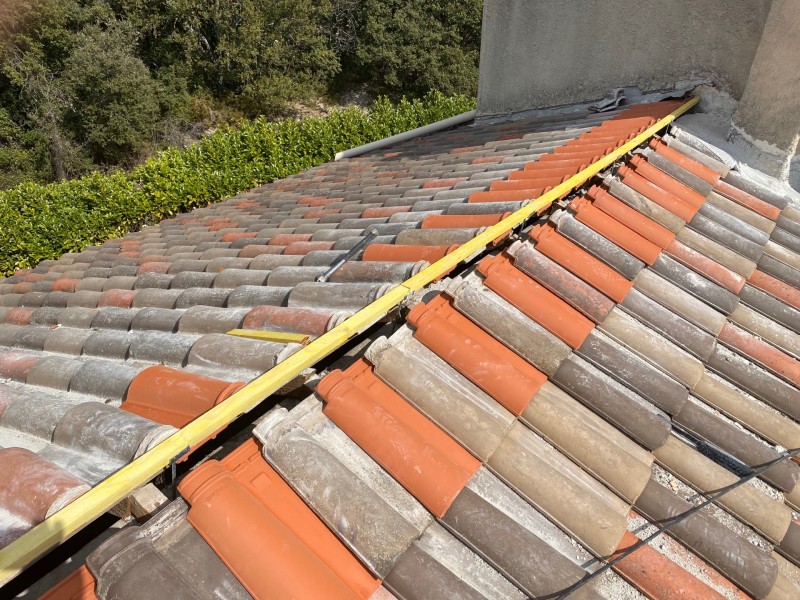 pose lisse pour faitage closoir sur mimet