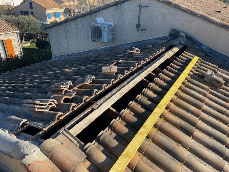 Renovation de toiture de maison à Sausset-les-Pins 13960