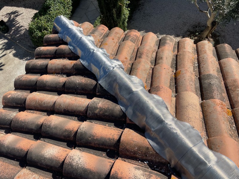 Rénovation de Faîtage de toiture sur Bouc-Bel-Air 13320