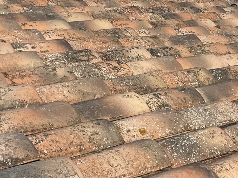 Nettoyage et traitement d'une toiture en tuile mécanique Abeille sur Saint-Victoret 13730