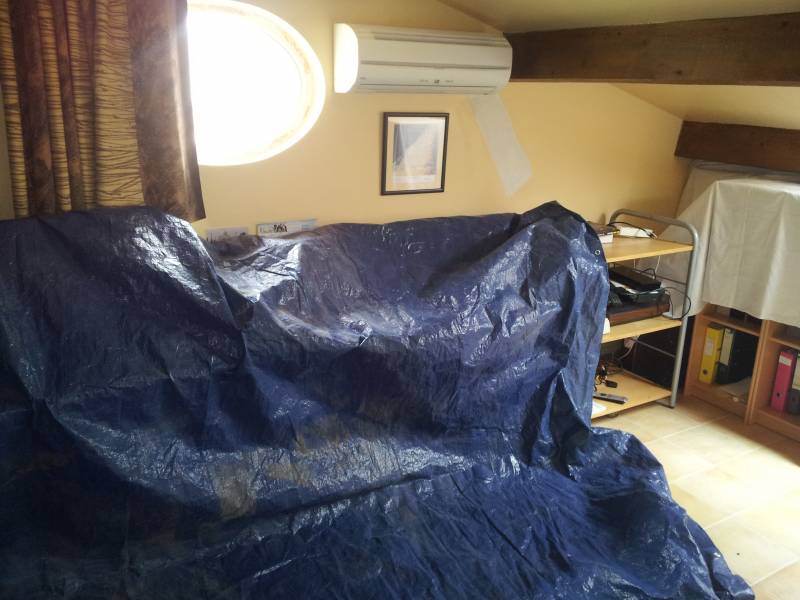 protection pour traitement de charpente