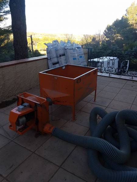 préparation chantier laine de verre sur Salon de Provence 13300