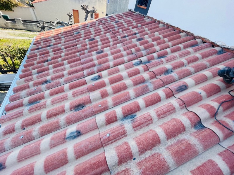 Pose de PST Flammée sur Sausset les Pins