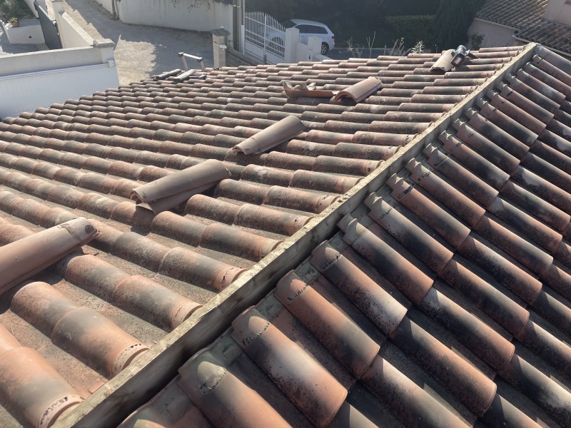 Rénovation de toiture de maison à Rognac 13340