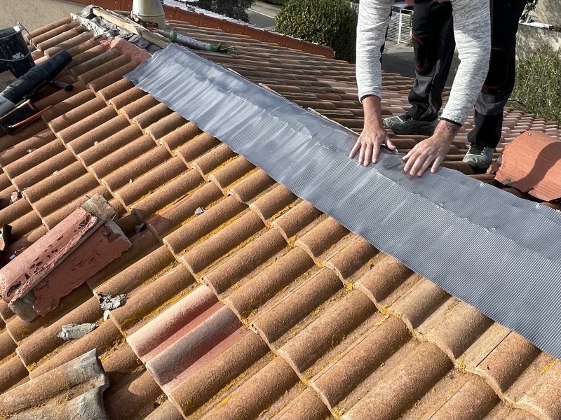 Changement de Faîtage d’une toiture de maison sur Marignane 13700