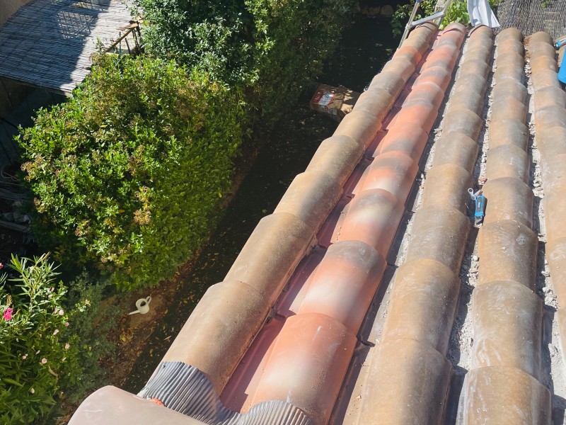 pose de rive scellée sur bouc bel air