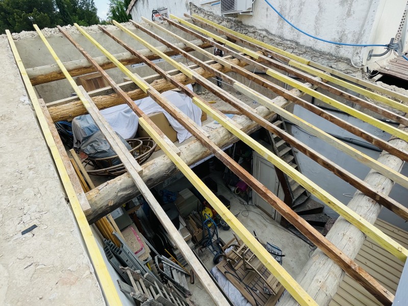 pose chevrons neuf sur rognac