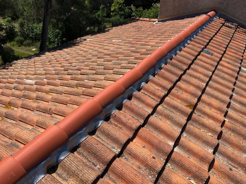 rénovation de faîtage à Saint-Victoret 13730