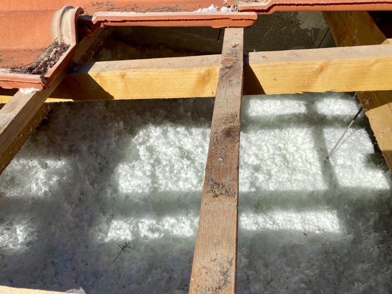 Pose d'une isolation laine de verre avec évacuation de l'ancienne isolation sur Carry-le-Rouet 13620