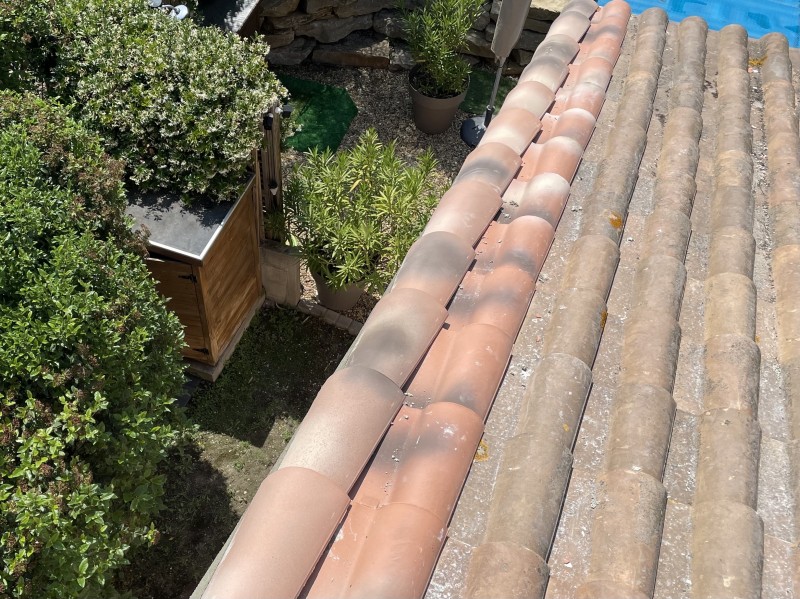 Actuellement: Rénovation d’une toiture de maison sur vitrolles près de Marignane