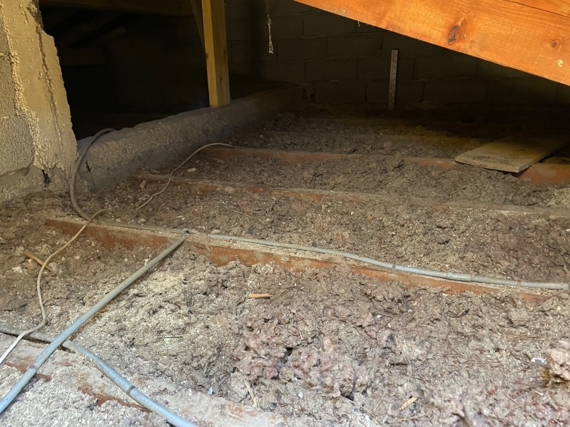 comble avant pose d'isolation à Ensuès-la-Redonne 13820