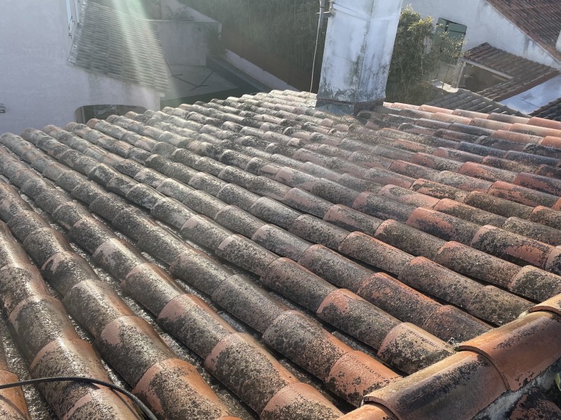 Intervention de couvreur pour un nettoyage de tuiles d'une toiture de maison sur Châteauneuf-les-Martigues 13220 près de Marignane