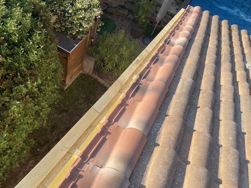 Actuellement: Rénovation d’une toiture de maison sur vitrolles près de Marignane