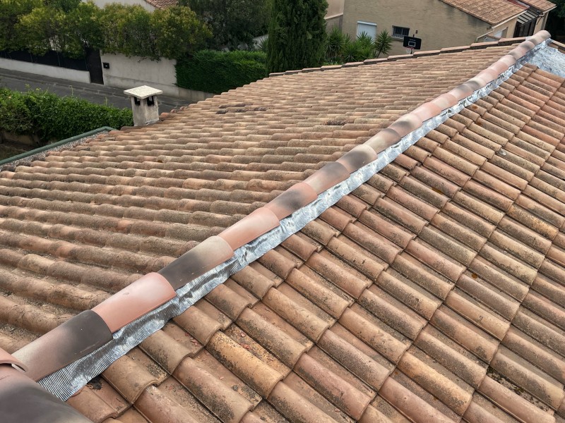 Rénovation de Faitage de toiture Le Rove 13740