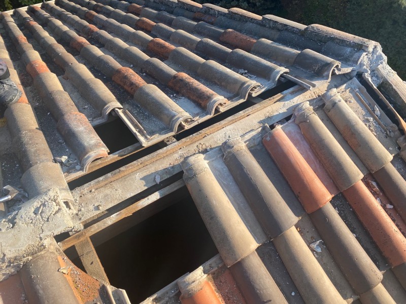 dépose faitage près de gardanne