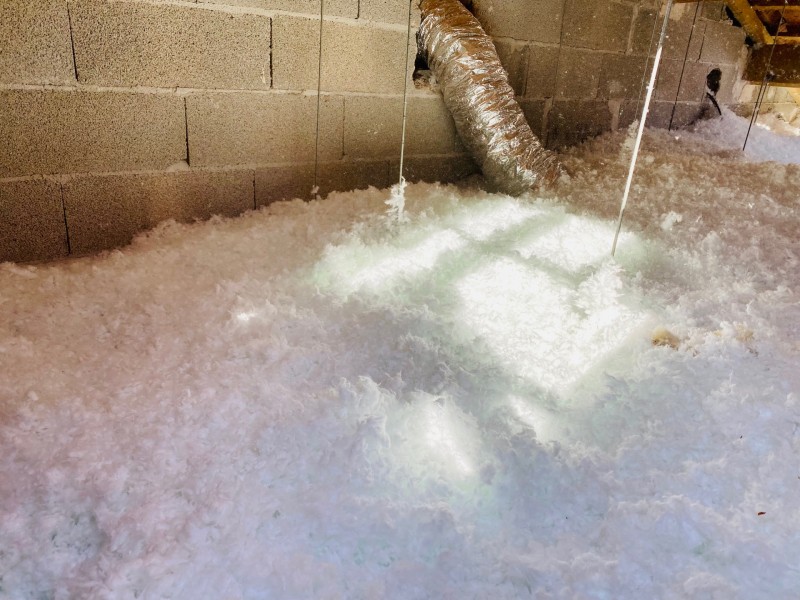 Pose d'une isolation laine de verre avec évacuation de l'ancienne isolation sur Carry-le-Rouet 13620