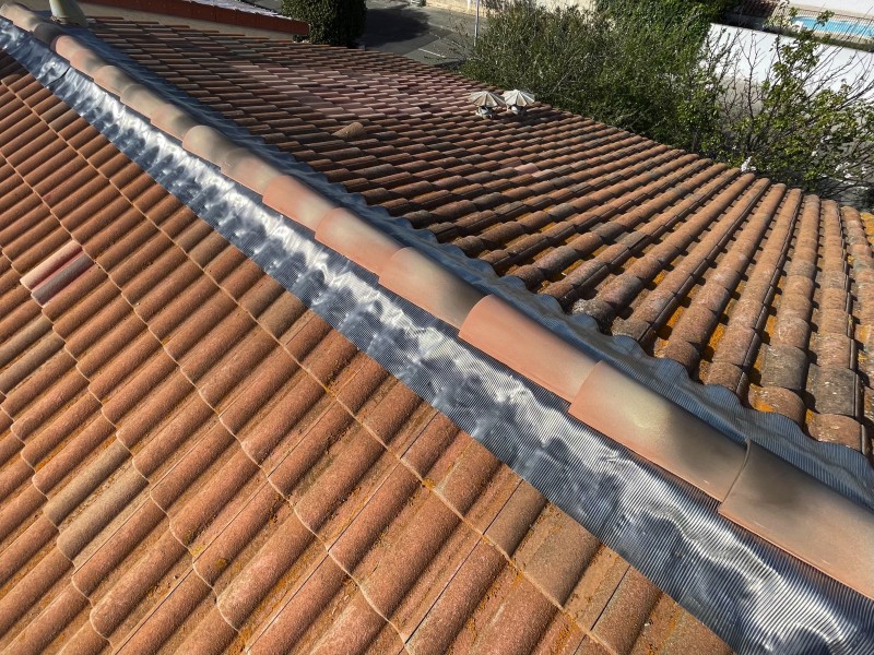réfection de faitage sur toiture marignane