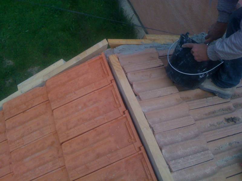 préparation pour rive et faitage sur marignane