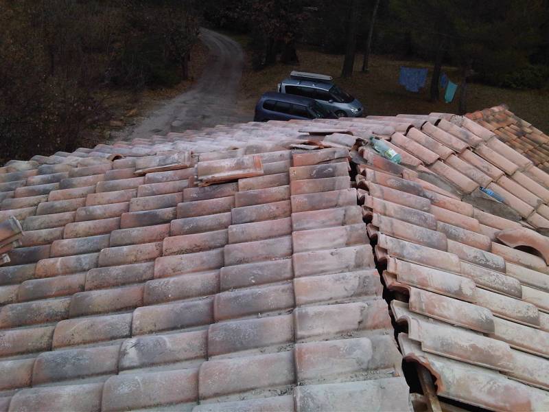 dépose faitage sur velaux