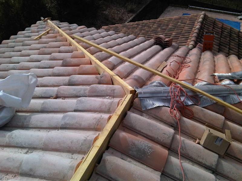 pose de lisse pour closoir sur velaux