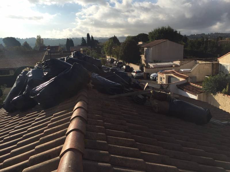 evacuation laine de verre sur Saint Victoret