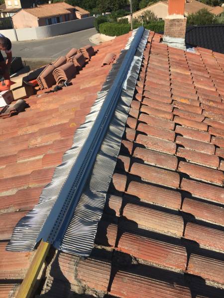 Faîtage toiture sur Sénas