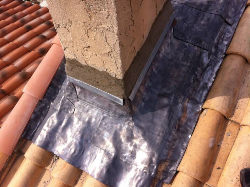 abergement de cheminée sur martigues