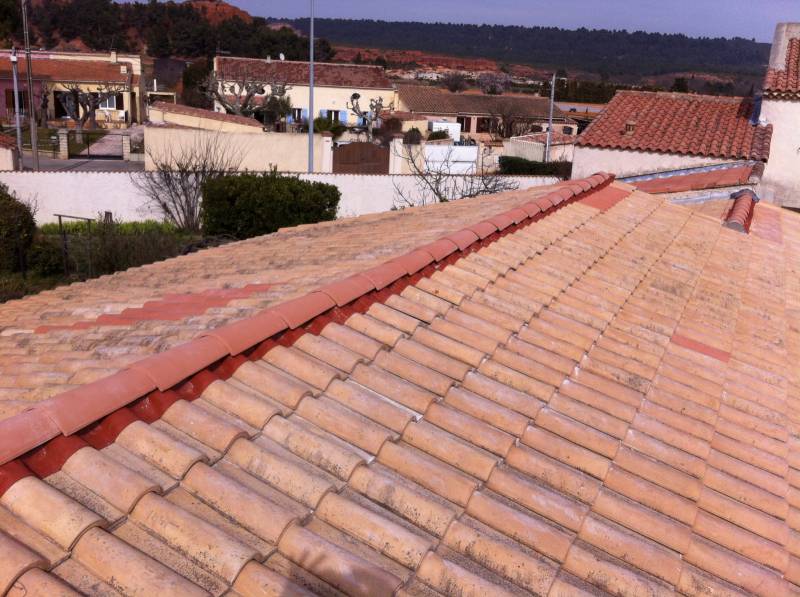 faitage fini sur salon de provence