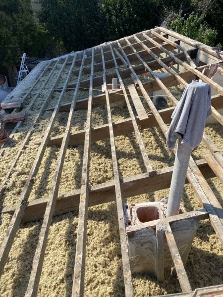 pose isolation laine de roche près de marignane