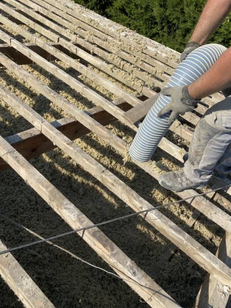Pose d'isolation en Laine de Roche sur Marseille