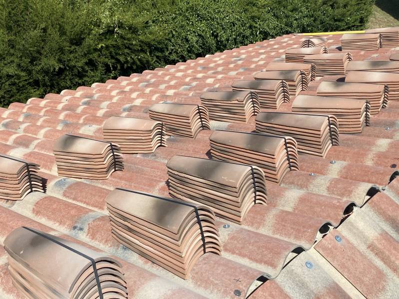 Pose de PST avec Tuiles Canal près de Marignane