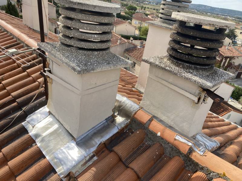 tour de cheminée en plomb près de marignane