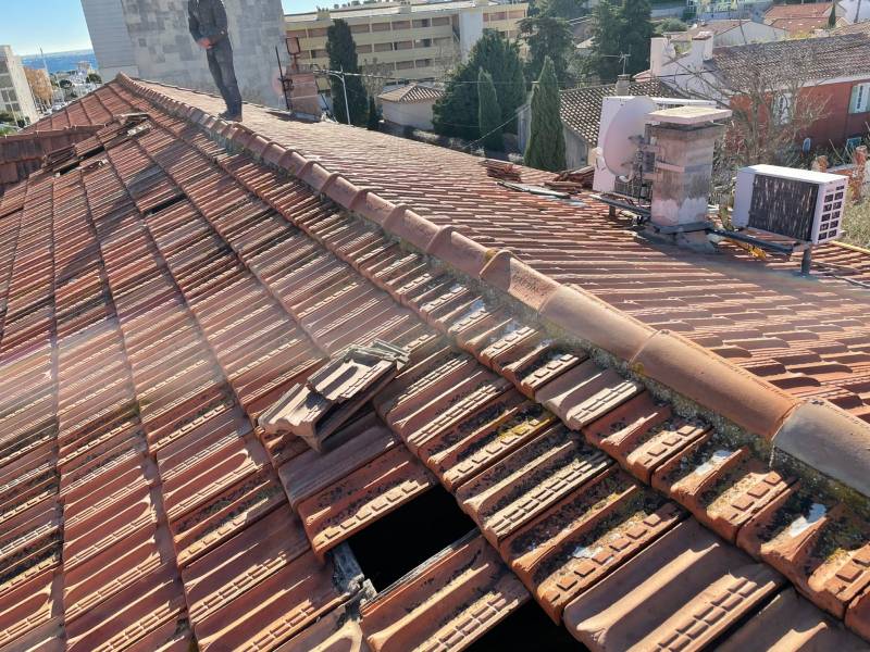 révision de toiture près de marignane