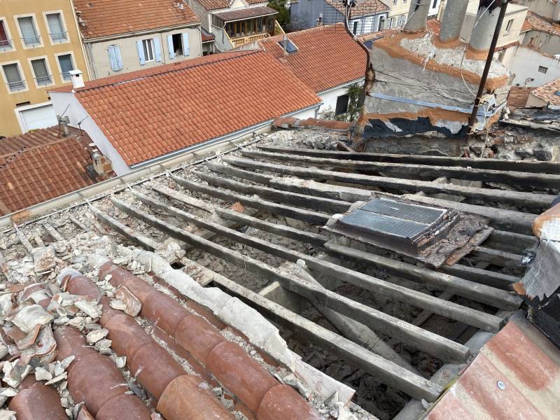 dépose toiture près de martigues