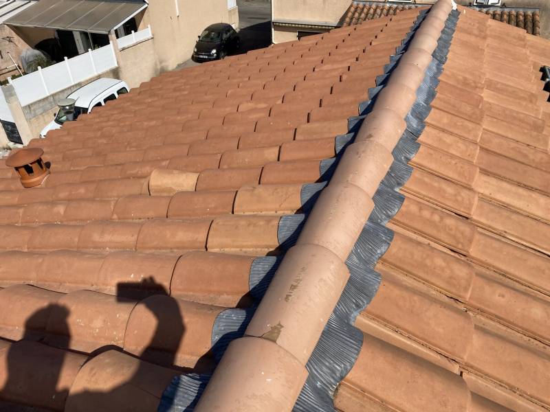 faitage zinc plomb sur vitrolles