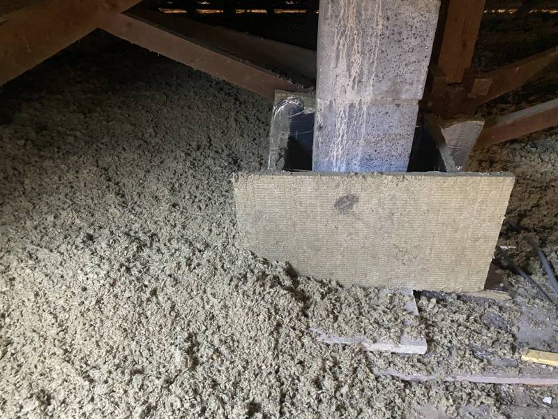 isolation et contour de cheminée ventabren