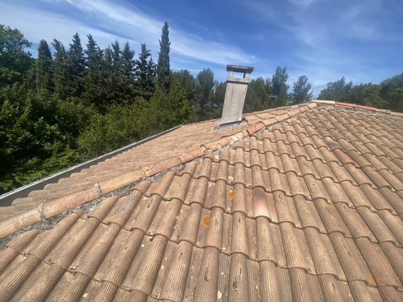 toiture avant intervention sur venelles