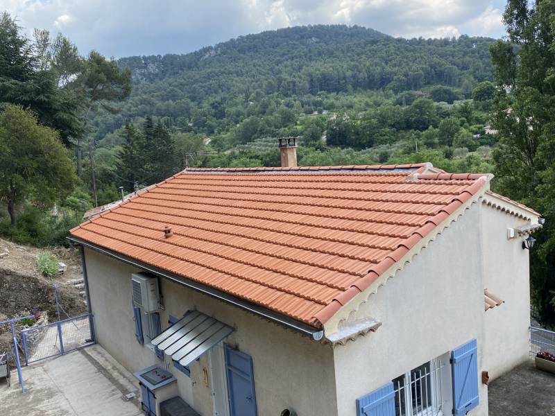 toiture tuile plate de marseille sur aix en provence