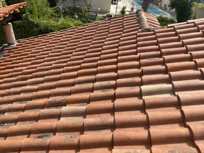 toiture sur aix en provence avant intervention