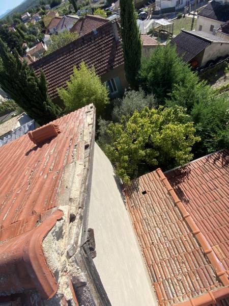 Dépose rive près de Gardanne