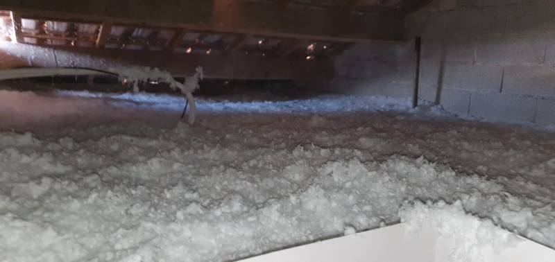 chantier isolation comble laine de verre fini sur Rognac 13340