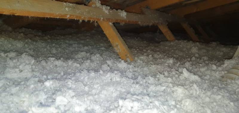 chantier isolation par soufflage laine de verre sur Marignane