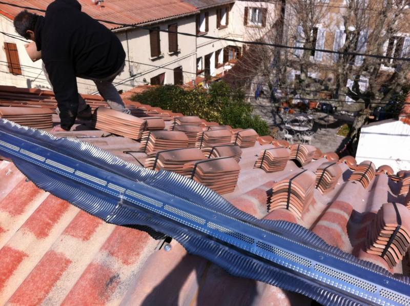 pose Faîtage closoir près d'aix en provence