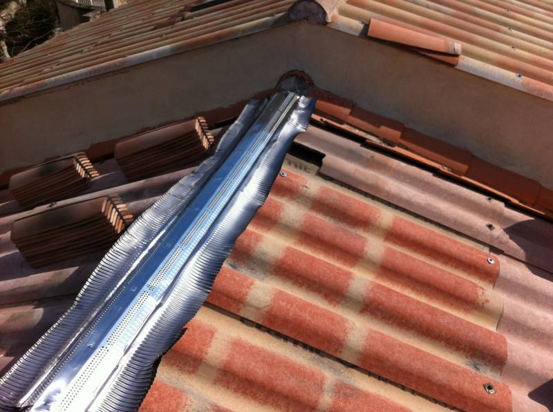 pose Faîtage closoir sur aix en provence