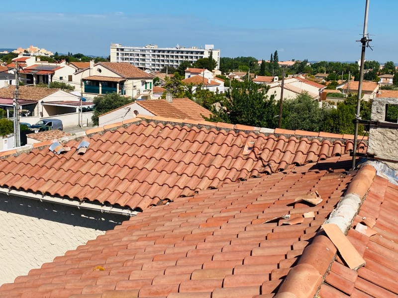 travaux de rénoavation de faîtage sur marignane