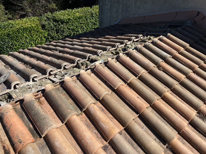 Dépose Faîtage sur Mimet 13105