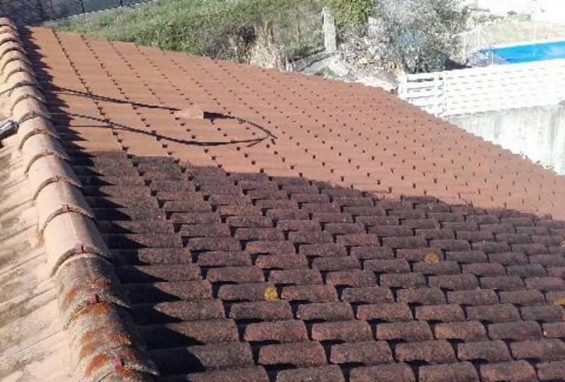 démoussage tuile beton martigues