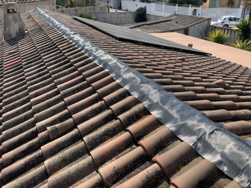 Rénovation de Faîtage de toiture de maison à Marignane 13700